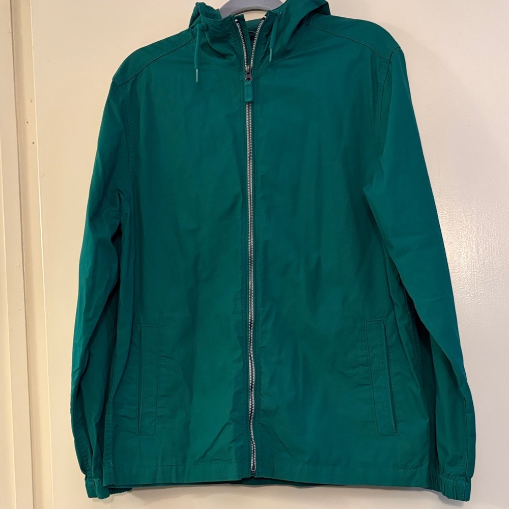 Old Navy Women’s Green Zip-Up Hoodie Jacket, size M